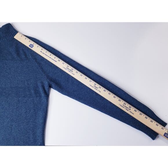 SMARTWOOL 1/2 Zip Pullover Merino Wool Blend Sweater Green Men's Size Large - Picture 11 of 12